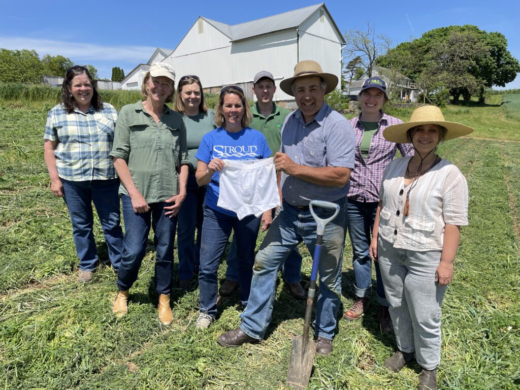 Farmers unveil underwear results from 'Soil Your Undies Challenge