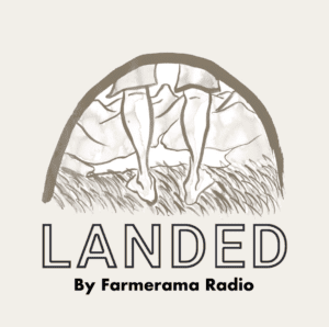 Landed podcast logo